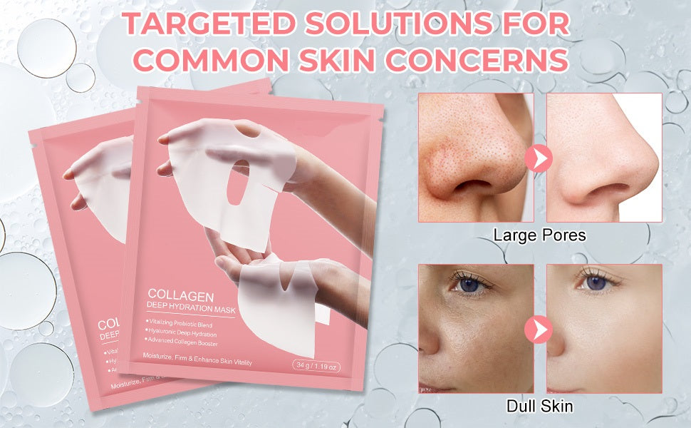 BIO COLLAGEN FACE MASK (Pack of 4)