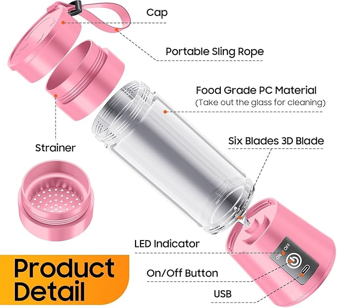 NIVARA | Portable blender Bottle